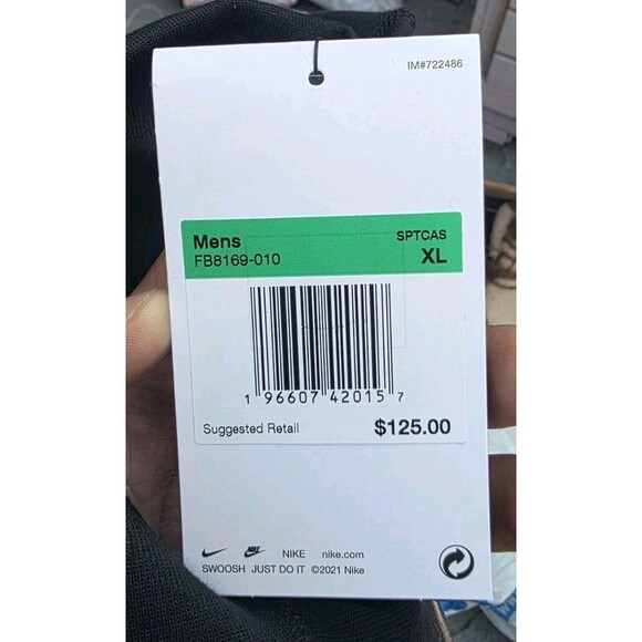 New Nike Sportswear Tech Fleece Oversized Turtleneck, Retail $125, XL FB8169-010 - Picture 9 of 9